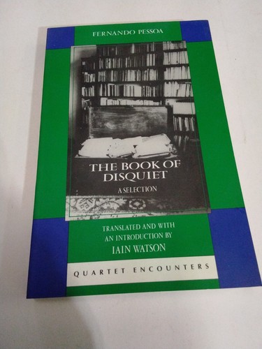 The book disquiet pessoa - book, disquiet,